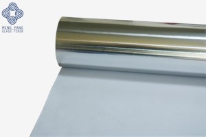 Облицовка стеклянной тканью из алюминиевой фольги