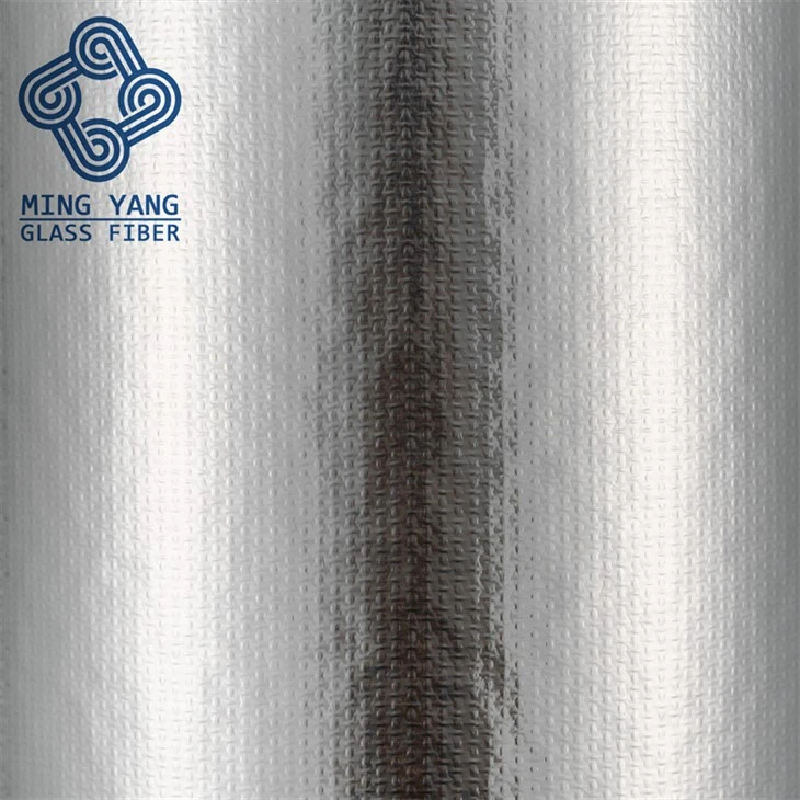 Fireproofing Fiberglass Cloth Of Complex Aluminum Foil