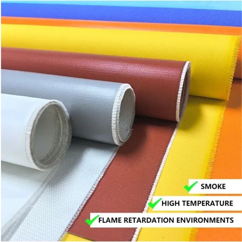 Fireproof Silicone Fiberglass Tape Cloth Support Customization
